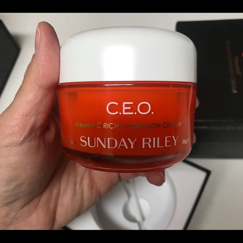 Sunday Riley CEO vitamin C rich hydration cream
